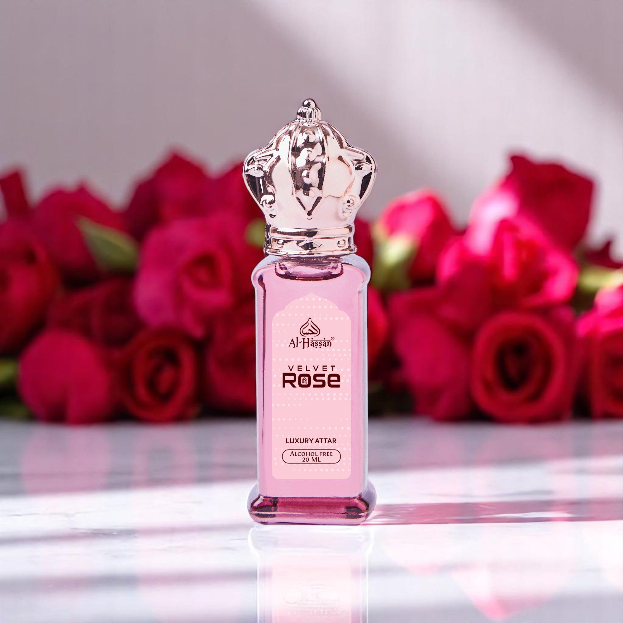 Velvet Rose Attar - Floral Alcohol-Free Perfume